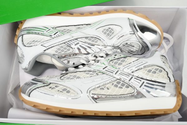 PK God Batch Bottega Veneta Orbit Sneaker Silver