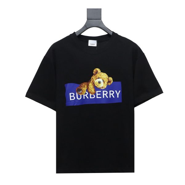 PK God Batch Burberry 24SS Bear Short Sleeve T-Shirt Black