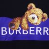 PK God Batch Burberry 24SS Bear Short Sleeve T-Shirt Black