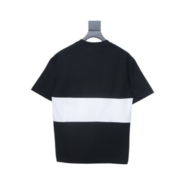 pk_god_batch_burberry_black_and_white_striped_horse_print_short_sleeves_1C1FF9A6DA319 PK God Batch Burberry Black and white striped horse print short sleeves