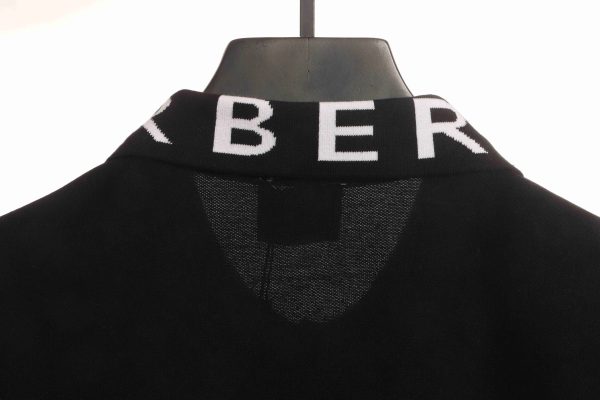 pk_god_batch_burberry_collar_letter_polo_black_1BF82DEA14213 PK God Batch Burberry collar letter POLO black