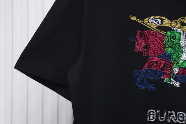 pk_god_batch_burberry_colorful_knight_horse_logo_print_short_sleeves_1C1FF6D4CE013 PK God Batch Burberry Colorful knight horse logo print short sleeves
