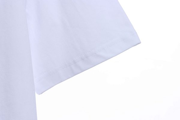 pk_god_batch_burberry_logo_embroidered_teddy_bear_short_sleeves_white_1BF82F3438714 PK God Batch Burberry logo embroidered teddy bear short sleeves white