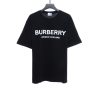 PK God Batch Burberry Logo Print Short Sleeve Black PK God Batch Burberry Logo Print Short Sleeve Black