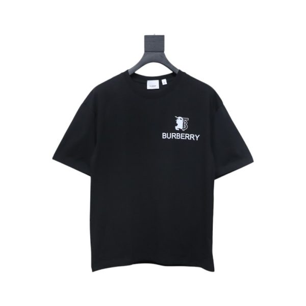 PK God Batch Burberry Spliced ??War Horse Short Sleeve T-Shirt PK God Batch Burberry Spliced ??War Horse Short Sleeve T-Shirt