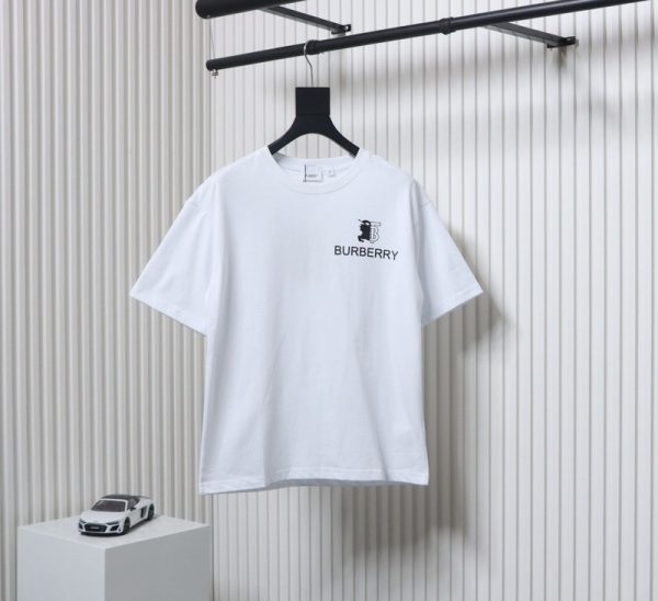 pk_god_batch_burberry_spliced___war_horse_short_sleeve_t_shirt_white_1C1FF5A4D8813 PK God Batch Burberry Spliced ??War Horse Short Sleeve T-Shirt White