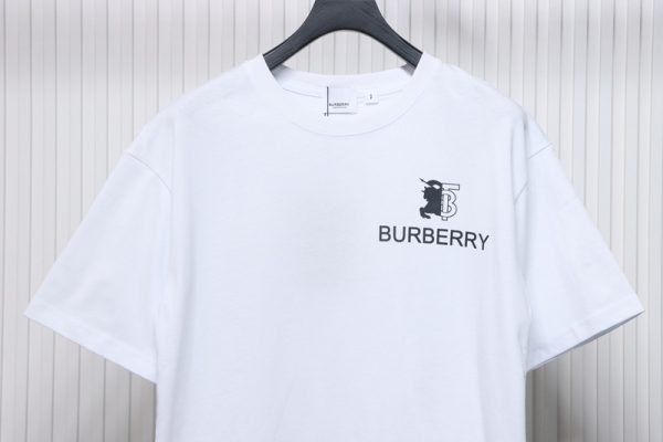 pk_god_batch_burberry_spliced___war_horse_short_sleeve_t_shirt_white_1C1FF5A542F14 PK God Batch Burberry Spliced ??War Horse Short Sleeve T-Shirt White