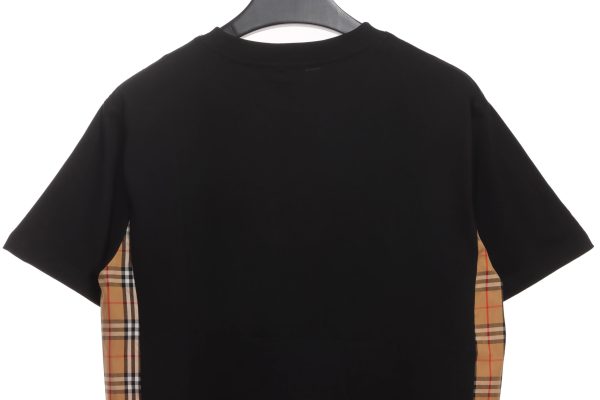PK God Batch Burberry waist plaid patchwork short sleeves