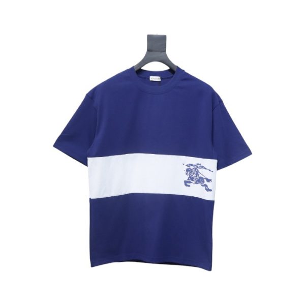 PK God Batch Burberry White striped horse print short sleeves PK God Batch Burberry White striped horse print short sleeves