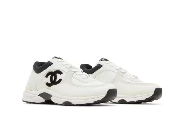 pk_god_batch_chanel_low_top_trainer_suede_white_black_1C11ACD2BE413 PK God Batch Chanel Low Top Trainer Suede White Black