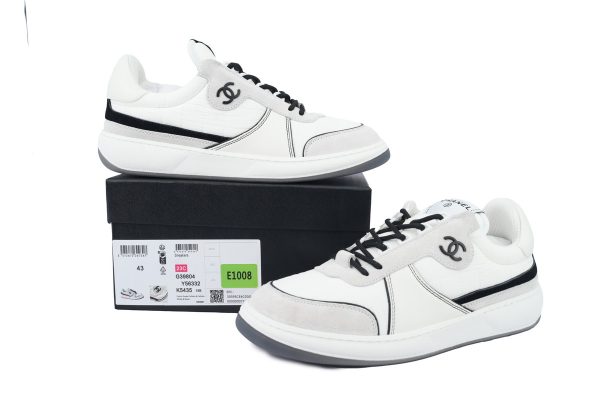 pk_god_batch_chanel_suede_calfskin_white_light_grey_low_top_sneakers_1C90D7A480618 PK God Batch Chanel Suede Calfskin White Light Grey Low Top Sneakers