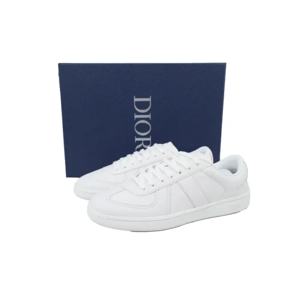 PK God Batch Dior B01 Matchpoint Sneaker White Smooth Calfskin 3SN328ZQR_H000