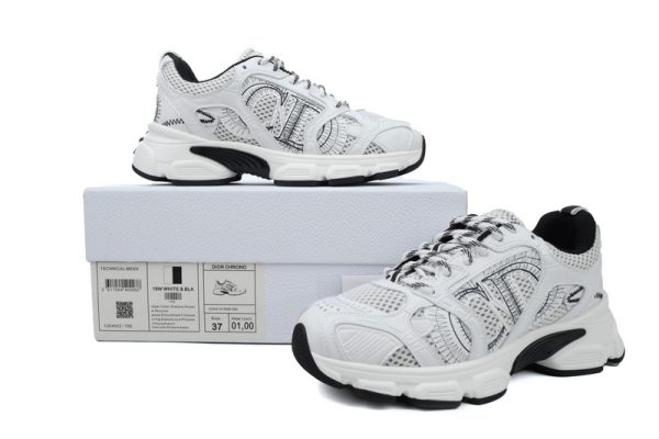 pk_god_batch_dior_chrono_sneaker_mesh_with_white_and_black_leather_effect_panels_1BEEB15578E11 PK God Batch Dior Chrono Sneaker Mesh with White and Black Leather-Effect Panels