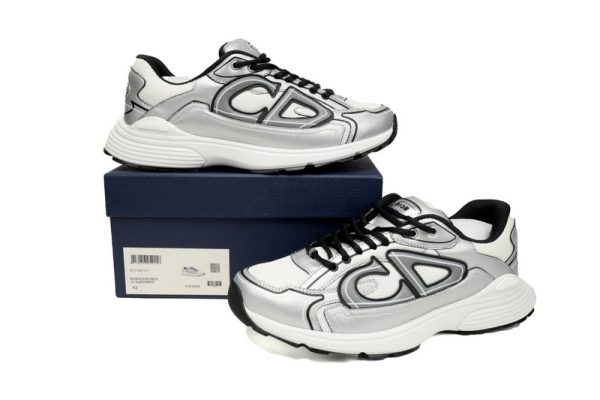 pk_god_batch_dior_light_grey__b30__sneakers_black_silver_3sn279_zma1_6141_1AE3113DFE71D PK God Batch Dior Light Grey 'B30' Sneakers Black Silver 3SN279 ZMA1 6141