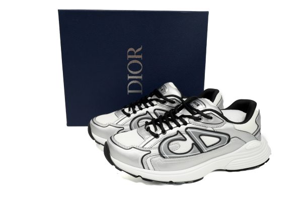 pk_god_batch_dior_light_grey__b30__sneakers_black_silver_3sn279_zma1_6141_1AE3113F03316 PK God Batch Dior Light Grey 'B30' Sneakers Black Silver 3SN279 ZMA1 6141