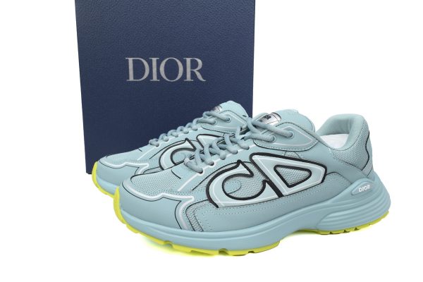PK God Batch Dior Light Grey 'B30' Sneakers New Blue 3SN27ZIR-16536