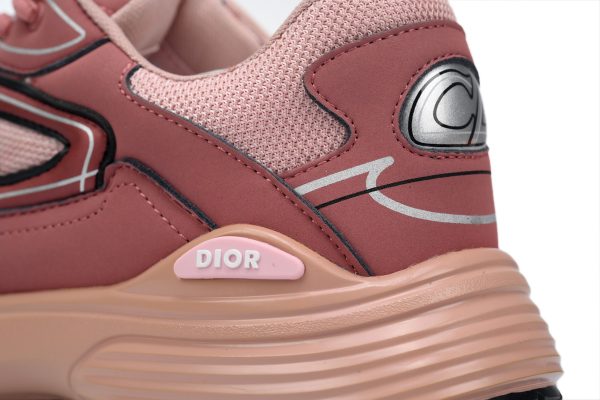 PK God Batch Dior Light Grey 'B30' Sneakers Pink 3SN27ZIR-16536