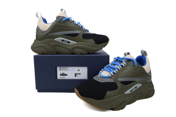 PK God Batch Dior Olive Green 'B22' Sneakers Cream