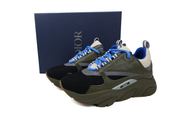 PK God Batch Dior Olive Green 'B22' Sneakers Cream