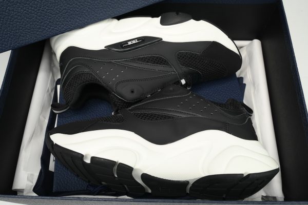 PK God Batch Dior White, Blue, & Black 'B22' Sneakers Black And White