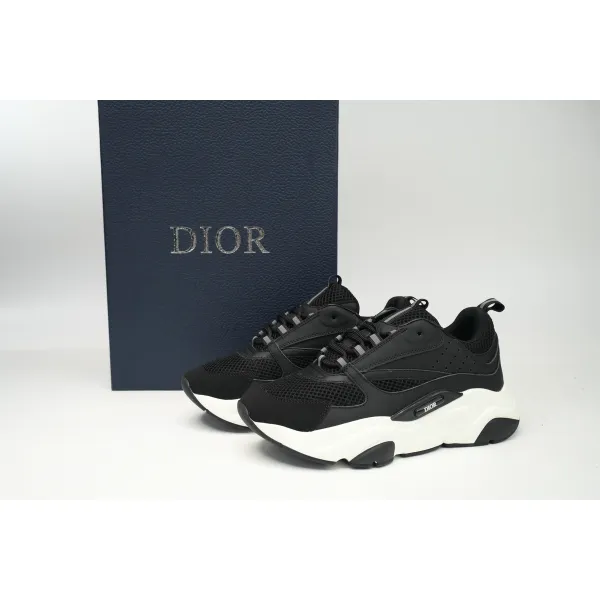 PK God Batch Dior White, Blue, & Black 'B22' Sneakers Black And White