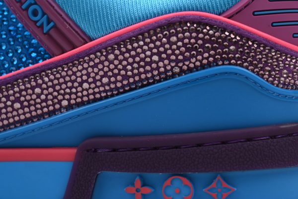 pk_god_batch_louis_vuitton_blue_lv_trainer_crystals_1C348349A5915 PK God Batch Louis Vuitton Blue LV Trainer Crystals