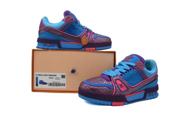 pk_god_batch_louis_vuitton_blue_lv_trainer_crystals_1C34834B61C11 PK God Batch Louis Vuitton Blue LV Trainer Crystals