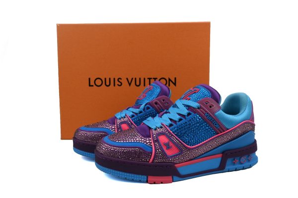 pk_god_batch_louis_vuitton_blue_lv_trainer_crystals_1C34834BA8410 PK God Batch Louis Vuitton Blue LV Trainer Crystals