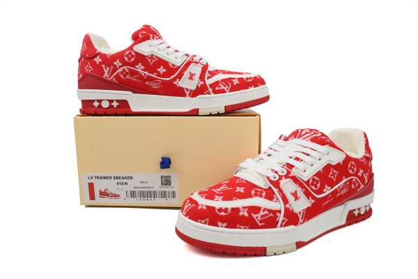 pk_god_batch_louis_vuitton_louis_vuitton_trainer_black_1B546E5EBA611 PK God Batch Louis Vuitton Louis Vuitton Trainer Red