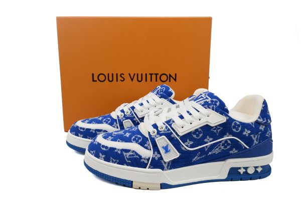 PK God Batch Louis Vuitton Louis Vuitton Trainer Blue