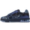 PK God Batch Louis Vuitton Louis Vuitton Trainer Navy Blue PK God Batch Louis Vuitton Louis Vuitton Trainer Navy Blue