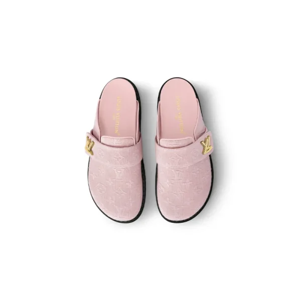 PK God Batch Louis Vuitton LV Cosy Comfort Mule Pink 1AGVOB