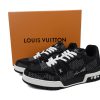 pk_god_batch_louis_vuitton_lv_trainer_black_damier_3d_denim_1ad6dx_1C3486341E410 PK God Batch Louis Vuitton LV Trainer Black Damier 3D Denim 1AD6DX
