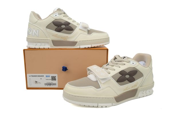 pk_god_batch_louis_vuitton_lv_trainer_monogram_flower_beige_1AEFFF60F4119 PK God Batch LOUIS VUITTON Trainer Monogram Flower Beige