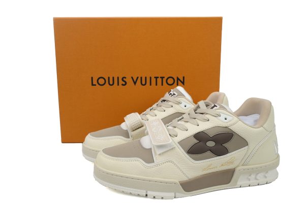 pk_god_batch_louis_vuitton_lv_trainer_monogram_flower_beige_1AEFFF6165314 PK God Batch LOUIS VUITTON Trainer Monogram Flower Beige