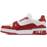 PK God Batch Louis Vuitton LV Trainer Red PK God Batch Louis Vuitton LV Trainer Red