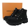 PK God Batch LOUIS VUITTON Martin boots Black pk02