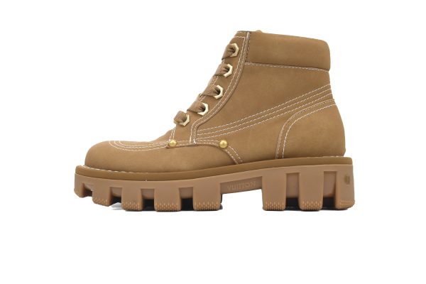 PK God Batch LOUIS VUITTON Martin boots Brown