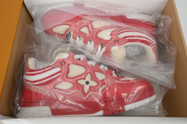 PK God Batch LOUIS VUITTON New Eed Woolen Fabric  New  Red