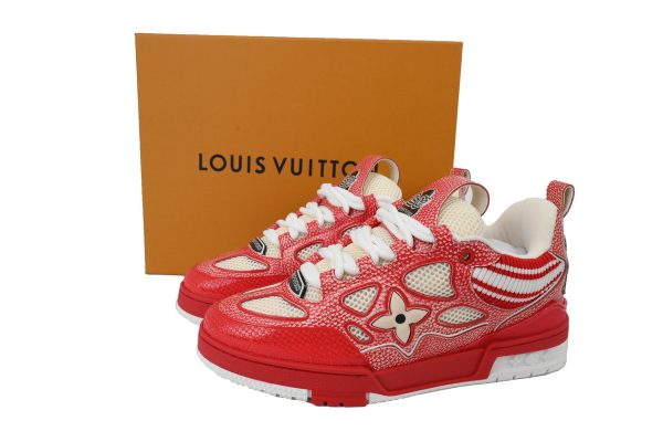 PK God Batch LOUIS VUITTON New Eed Woolen Fabric  New  Red