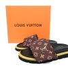 PK God Batch LOUIS VUITTON Pool Pillow Comfort Brown metal label
