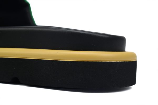 PK God Batch LOUIS VUITTON Pool Pillow Comfort Green denim with yellow label