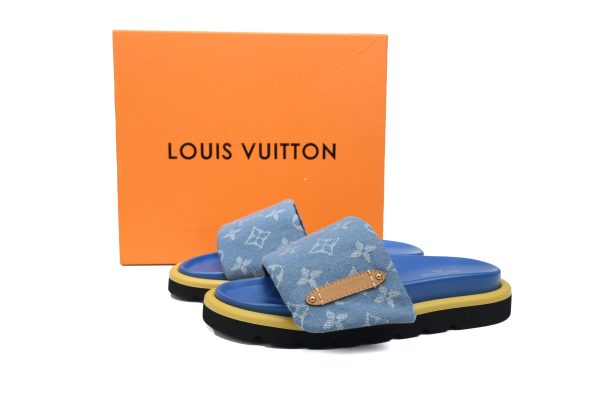 PK God Batch LOUIS VUITTON Pool Pillow Comfort Light blue denim