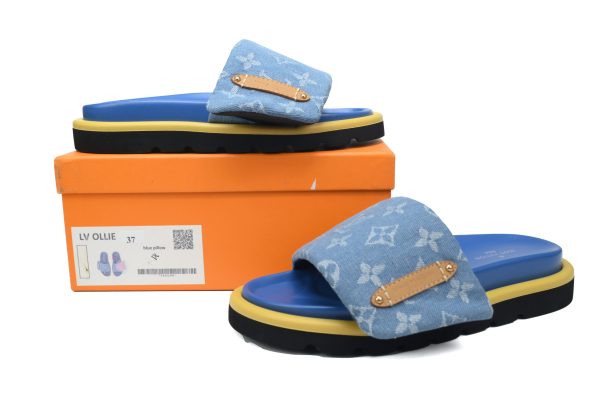 PK God Batch LOUIS VUITTON Pool Pillow Comfort Light blue denim