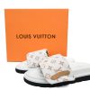 PK God Batch LOUIS VUITTON Pool Pillow Comfort White yellow label