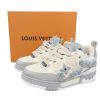 PK God Batch Louis Vuitton Skate Horse Hair Gray White Diamond