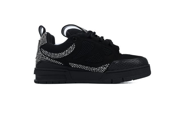pk_god_batch_louis_vuitton_skate_trainer_black_swarovski_monogran_1abmhv_1B546C9430014 PK God Batch Louis Vuitton Skate Trainer Black Swarovski Monogran 1ABMHV