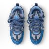 PK God Batch Louis Vuitton Skate Trainer Blue Swarovski Monogram
