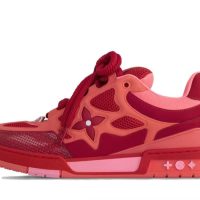 PK God Batch Louis Vuitton Skate Trainer Red Orange PK God Batch Louis Vuitton Skate Trainer Red Orange