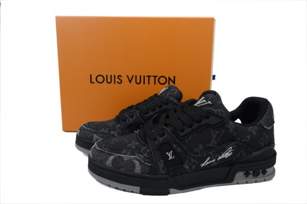pk_god_batch_louis_vuitton_trainer__black_monogram_denim_1B546FDA8F11E PK God Batch Louis Vuitton Trainer 'Black Monogram Denim